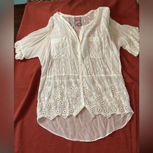 Johnny Was Button Up Tunic